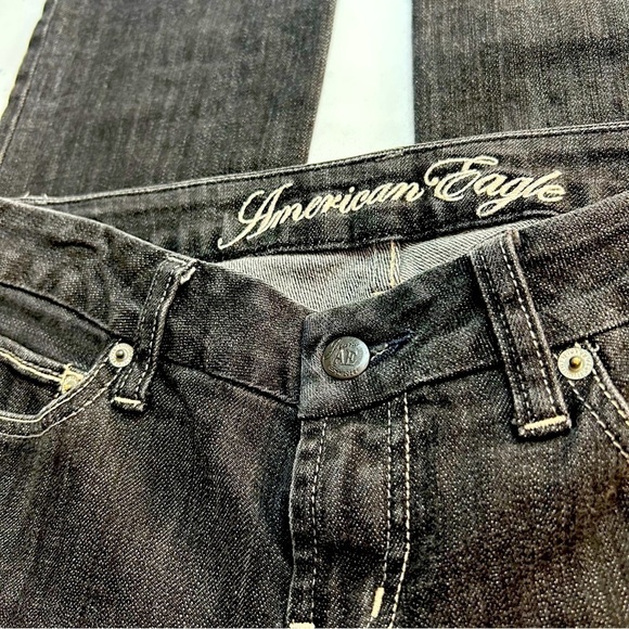 American Eagle Straight Leg Jeans Womens Sz 2 - Picture 4 of 8
